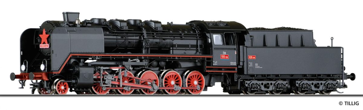 tillig tt 04291 dampflokomotive reihe 5551 der csd iii
