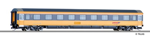 Tillig TT 16285 Reisezugwagen 2. Klasse Amz der RegioJet Epoche VI