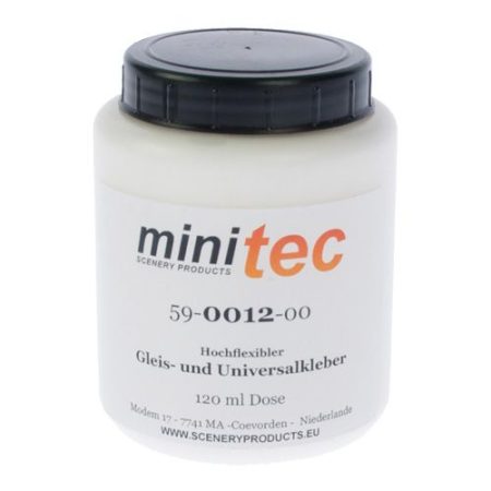 59 0012 00 MiniTec Hochflexibler Gleis und Universalkleber 120 gr Dose