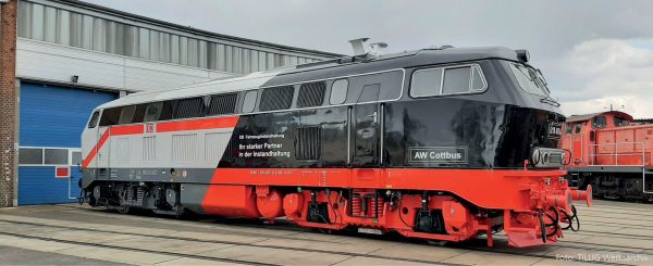 Tillig TT 04707 Diesellokomotive 218 497 6 der DB Fahrzeuginstandhaltung Cottbus Epoche VI