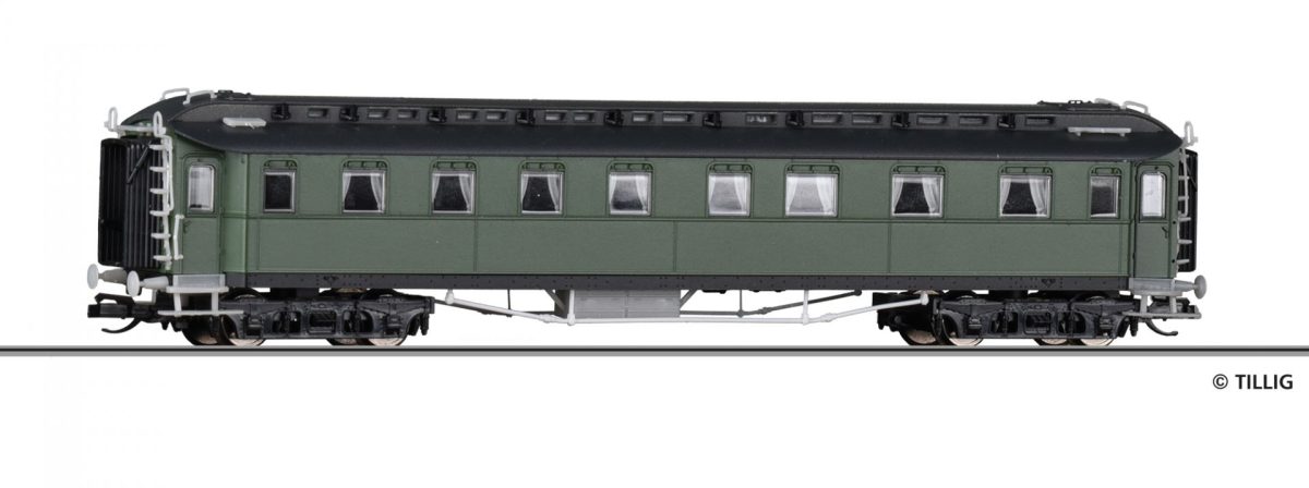 Tillig TT 12004 Reisezugwagen 2. Klasse B4ue der DR Epoche III