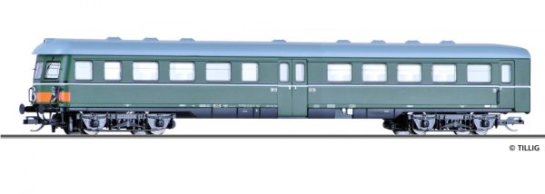 Tillig TT 13875 Steuerwagen 2. Klasse Bghq der DR e5 Epoche IV