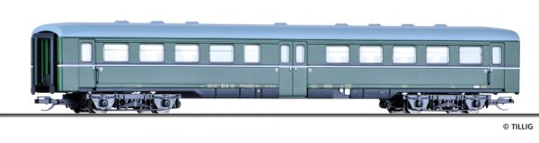 Tillig TT 13878 Reisezugwagen 2. Klasse Bghu der DR 2. Betriebsnummer e5 Epoche IV