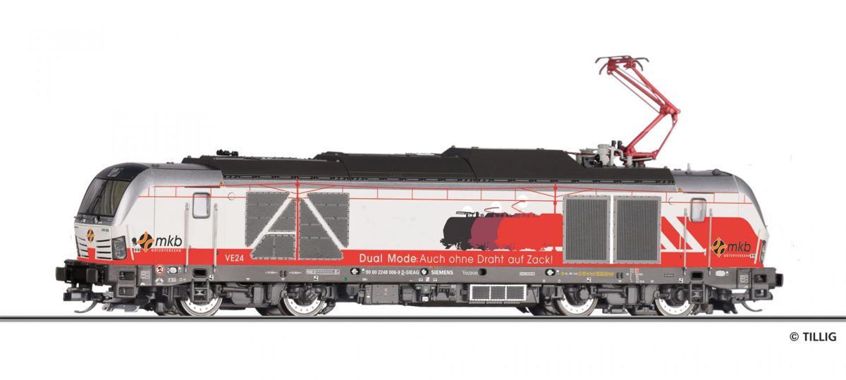Tillig TT 04866 Dual Mode Lokomotive BR 248 der Mindener Kreisbahnen GmbH Epoche VI